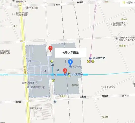 长沙火车南站地图