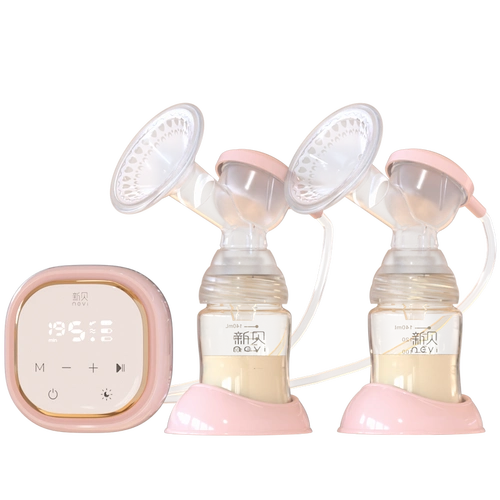 新贝 双边电动吸奶器  锂电池可充电式双边吸乳器 低音无痛吸力大拔奶