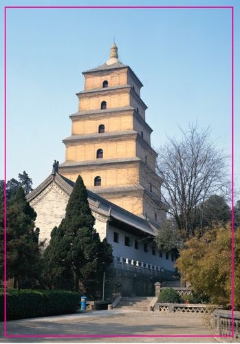 陕西 西安 大雁塔 旅游风景区纪念 磁性冰箱贴 有趣创意礼品5561