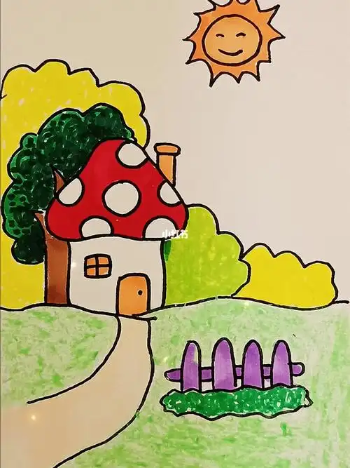 简单易化的风景画