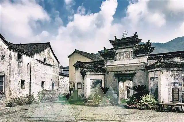 龙门古镇义门牌坊