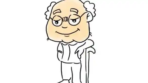 老头简笔画 老头简笔画图片