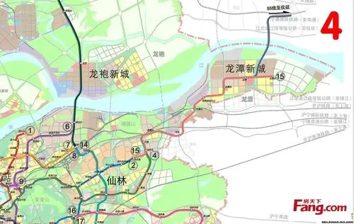 南京地铁16号线最新规划图