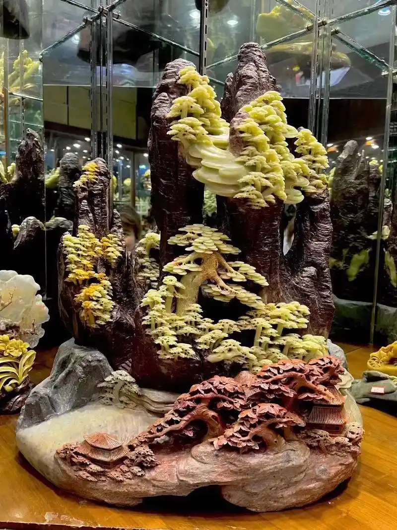 亲爱的朋友们大家好 #寿山石摆件 #青田石雕 #新款到店# - 抖音