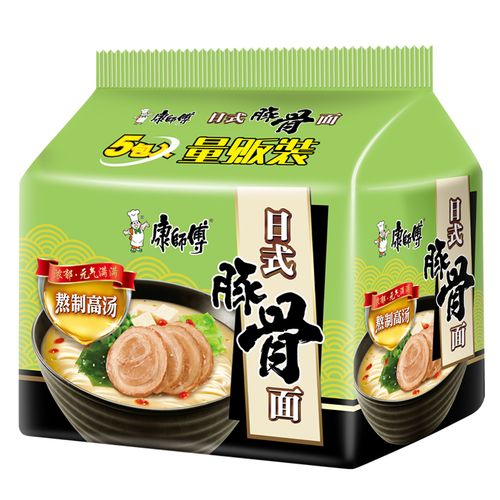 康师傅方便面日式豚骨面10袋装泡面拉面宿舍速食混搭整箱装非汤达人