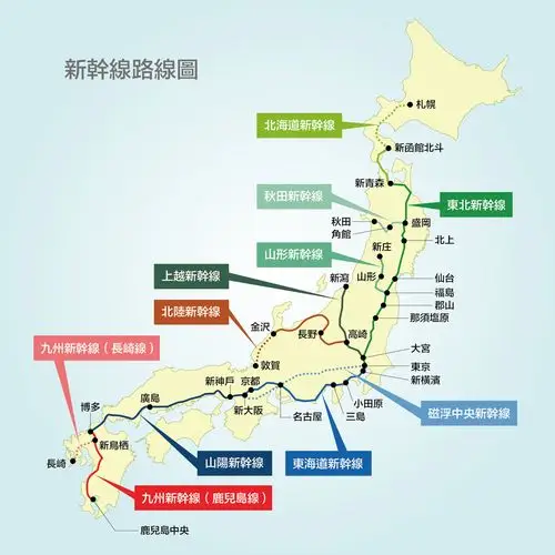 日本铁道硬汉之旅 - 五天 4,650 公里日本新干线大暴走