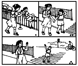 看图作文.要求: 大胆发挥想像.语句连贯,题目自定.