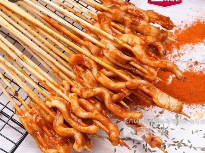小鱿鱼串图片