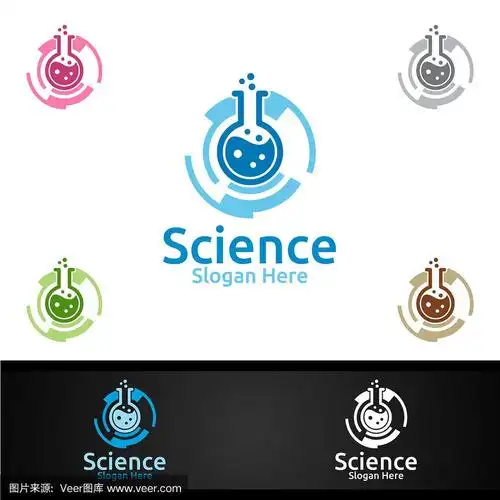 科学研究实验室符号设计概念