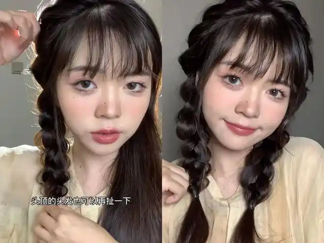 仙气双马尾辫正确绑法