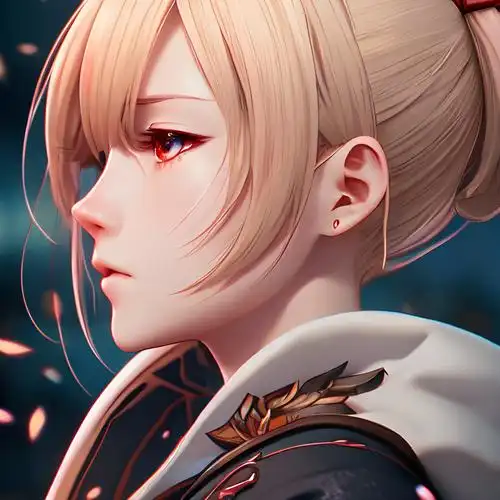 游戏动漫头像侧脸