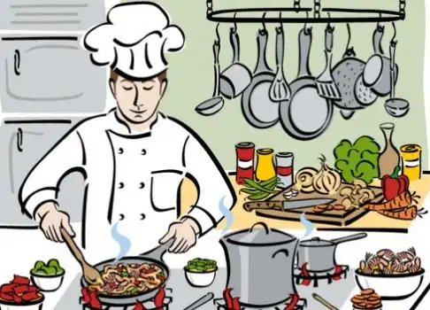 cook与cooking有什么区别?