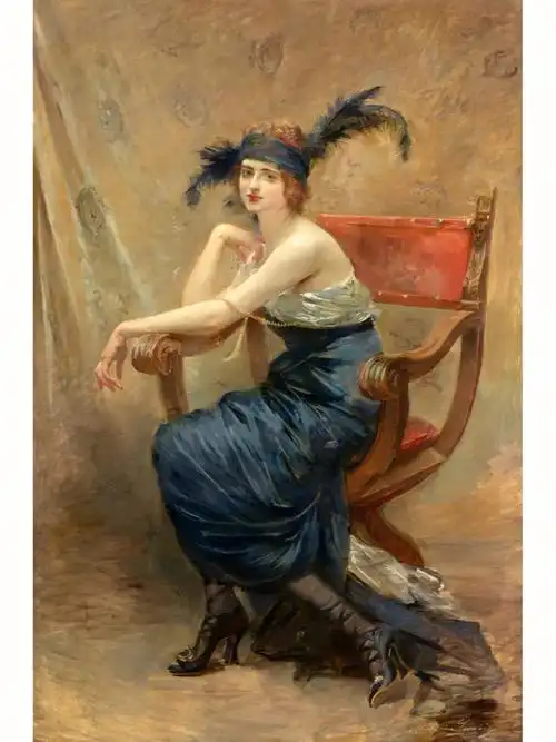 马德琳勒梅尔法国女画家