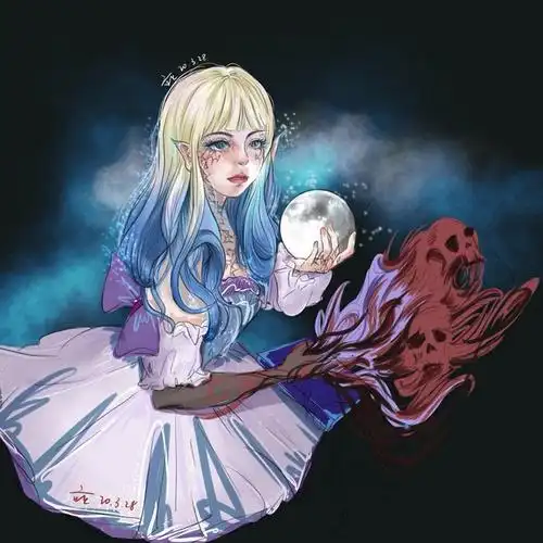 辗转于光明与黑暗的少女