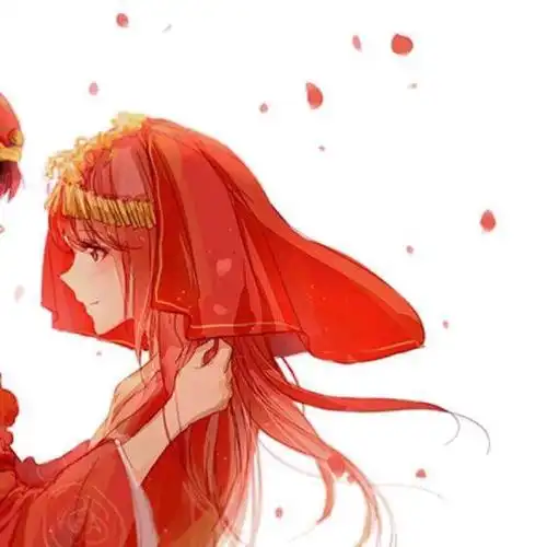 情侣头像动漫古风嫁衣