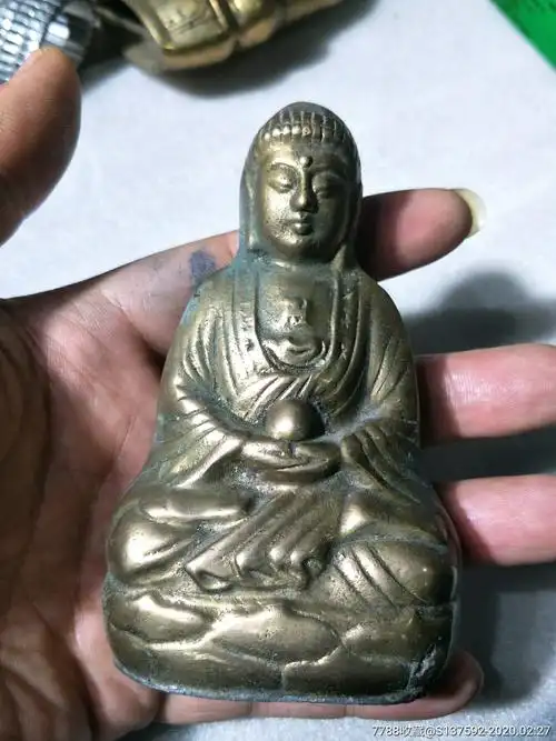 释迦摩尼铜像,老像,底是封底-铜像/铜佛像-7788收藏__收藏热线