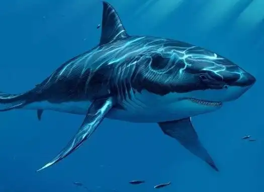 世界三大可怕的鲨鱼巨齿鲨大白鲨白垩刺甲鲨