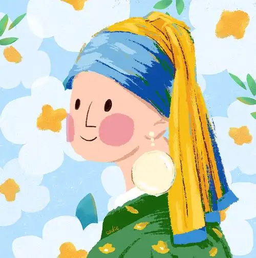 戴耳环的珍珠少女