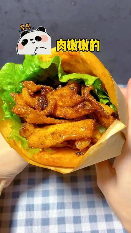 自制里脊肉饼!满满都是肉,一口下去,超满足!-度小视