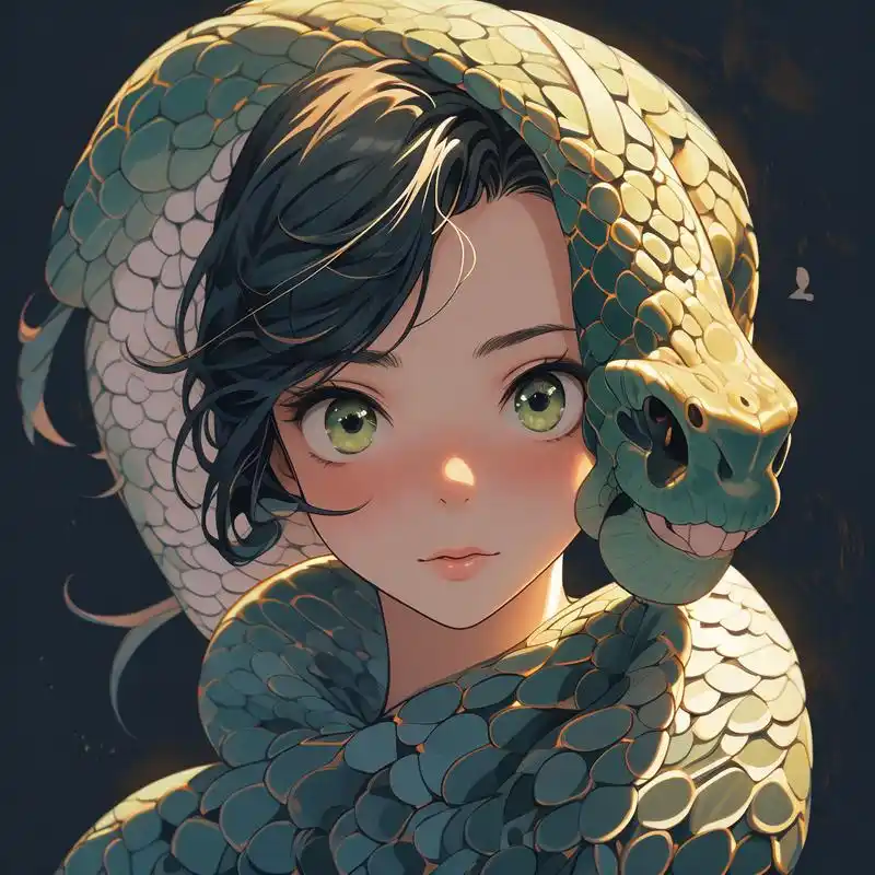 这组漫画风格的蛇拟人头像,独特又神秘,保证让你在朋友圈脱颖而出～快