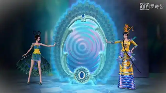 镜像蓝孔雀图集