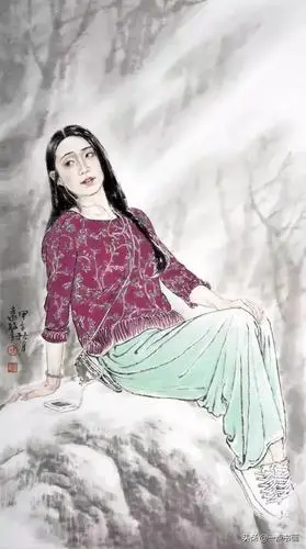 中国画～反映现代生活的人物画.