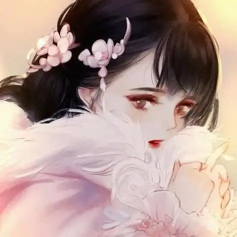 冷艳手绘古风头像女生头像