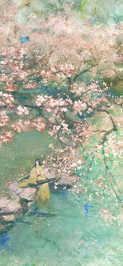 唯美古风屏保|青衫烟雨客, 似是故人来 南风知我意, 吹梦到