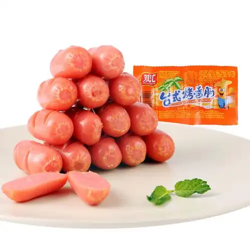 双汇台式烤香肠38g原味一件代发即食火腿肠休闲零食小吃热狗烤肠