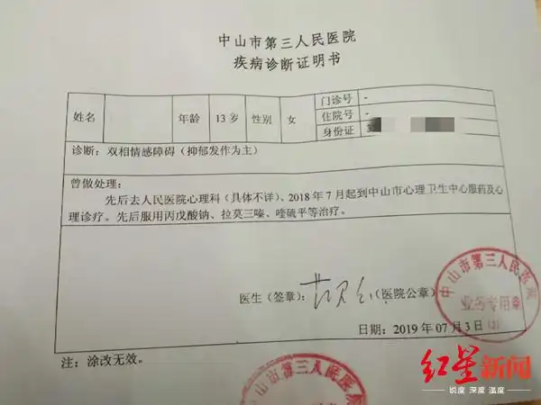 13岁女孩校园坠楼身亡曾患忧郁症专家越优秀越危险