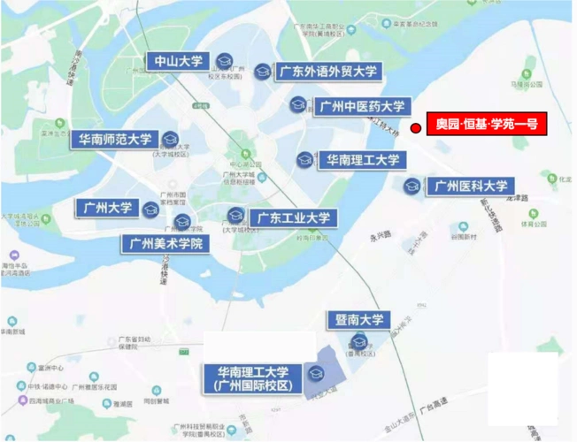 广州大学城12所大学分布置业"国际创新城"是当前具有前瞻性的选择国际