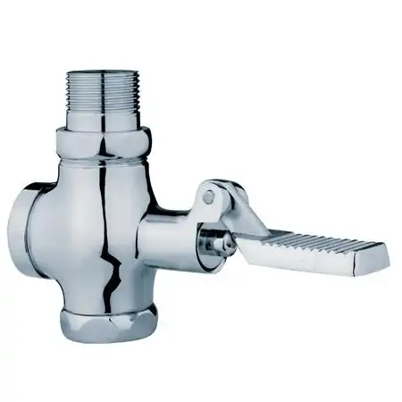 脚踏延时大便冲洗阀 大四通阀 脚踏冲水阀 蹲便器 蹲厕脚踩冲水器