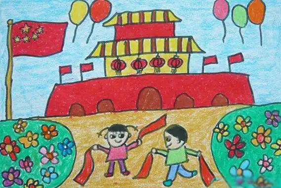 国庆图画作品大全少儿 国庆图画作品大全少儿