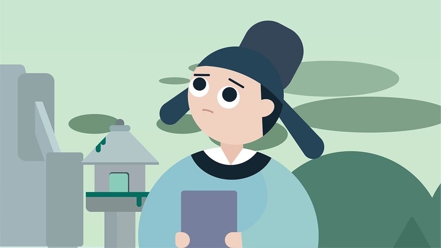 《白居易》教学动画/儿童插画