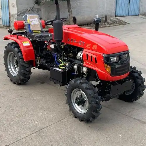 多马力低矮小四轮拖拉机果园小型耕地机山东小型四轮拖拉机旋耕机