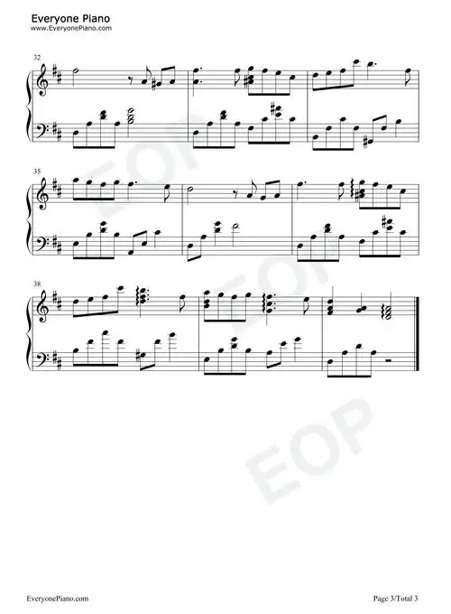 first kiss钢琴谱-周杰伦-看谱啦