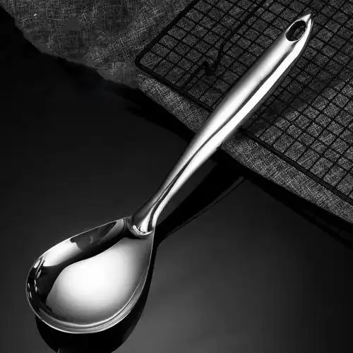 2成交7673把304不锈钢饭勺盛饭勺子大调羹 大号汤勺分餐勺米饭勺子