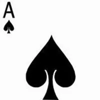 黑桃a帅气头像 扑克牌黑桃a微信头像【点击鼠标右键下载】