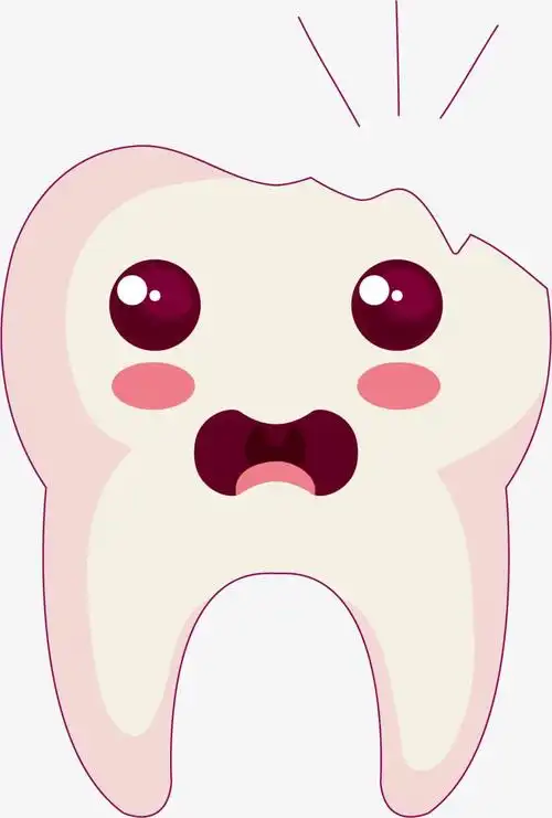 卡通牙齿