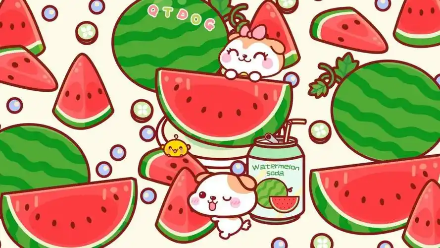 秋田君夏日可爱卡通,高清图片,电脑桌面-壁纸族