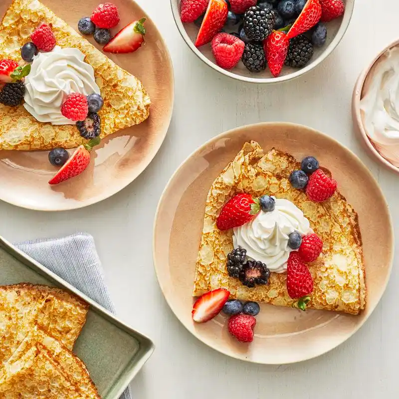 一个简单但美味的可丽饼面糊