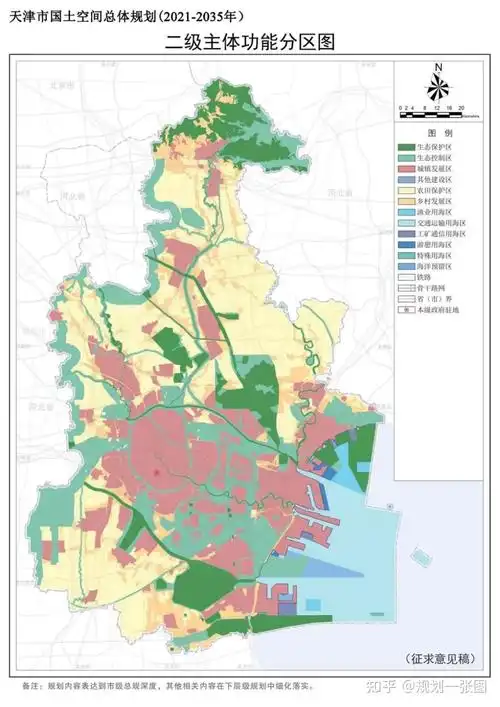 天津市国土空间总体规划公示