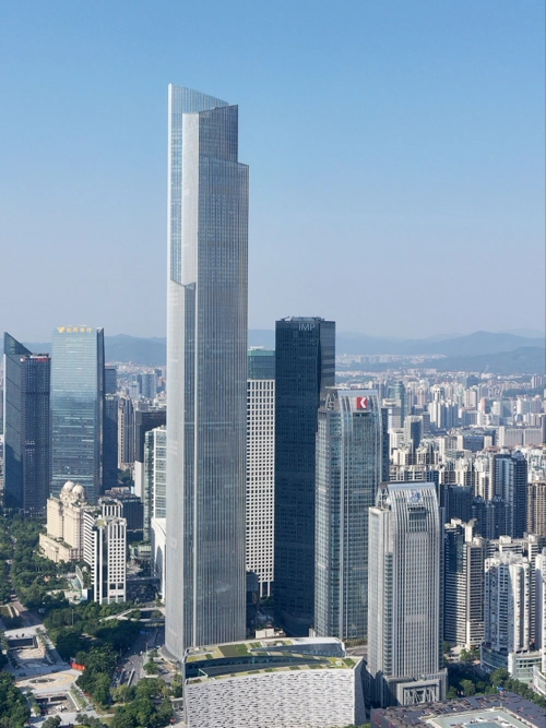 城市新地标——广州周大福金融中心(东塔),塔高530米