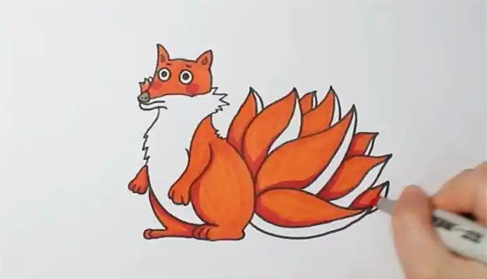 短尾狐简笔画可爱又简单的小狐狸简笔画步骤李白千年之狐怎么画简笔画