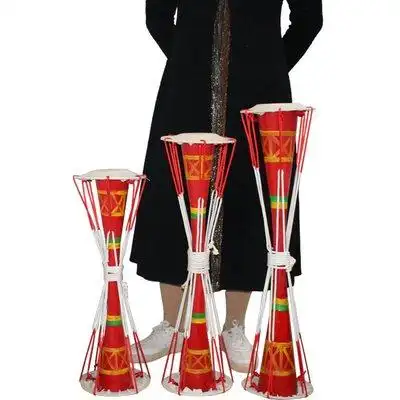 广西潘绳瑶族长鼓民族鼓舞蹈成人学生瑶族长鼓工艺鼓装饰鼓苗族