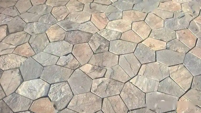 石材碎拼打破常规的铺装之美