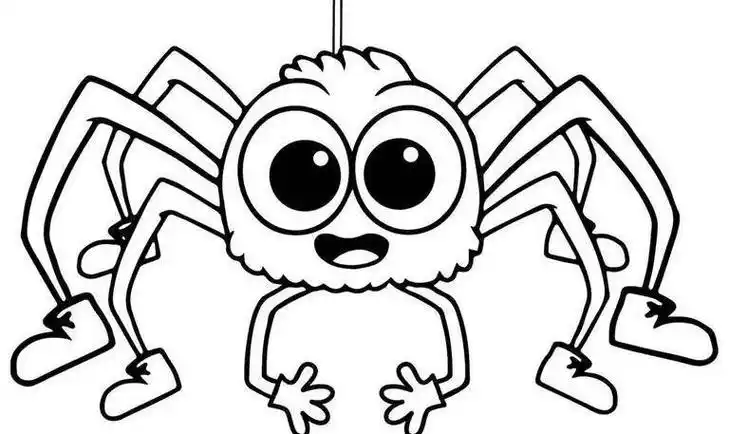 可爱蜘蛛简笔画-简笔画-369作文网