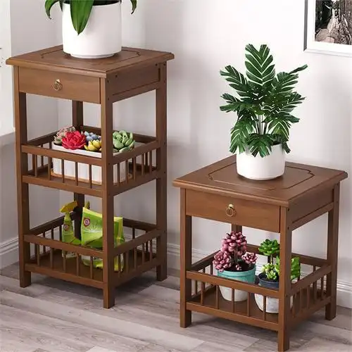 花架子古达客厅落地式置物装饰花盆架室内边角花几阳台盆景支架