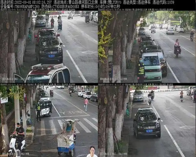 河南漯河:违停监控抓拍设备启用