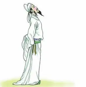 李白诗人头像小学生简笔画